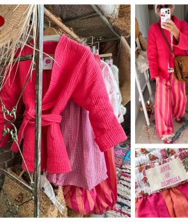 NEW: Red/Pink Zola Kimono