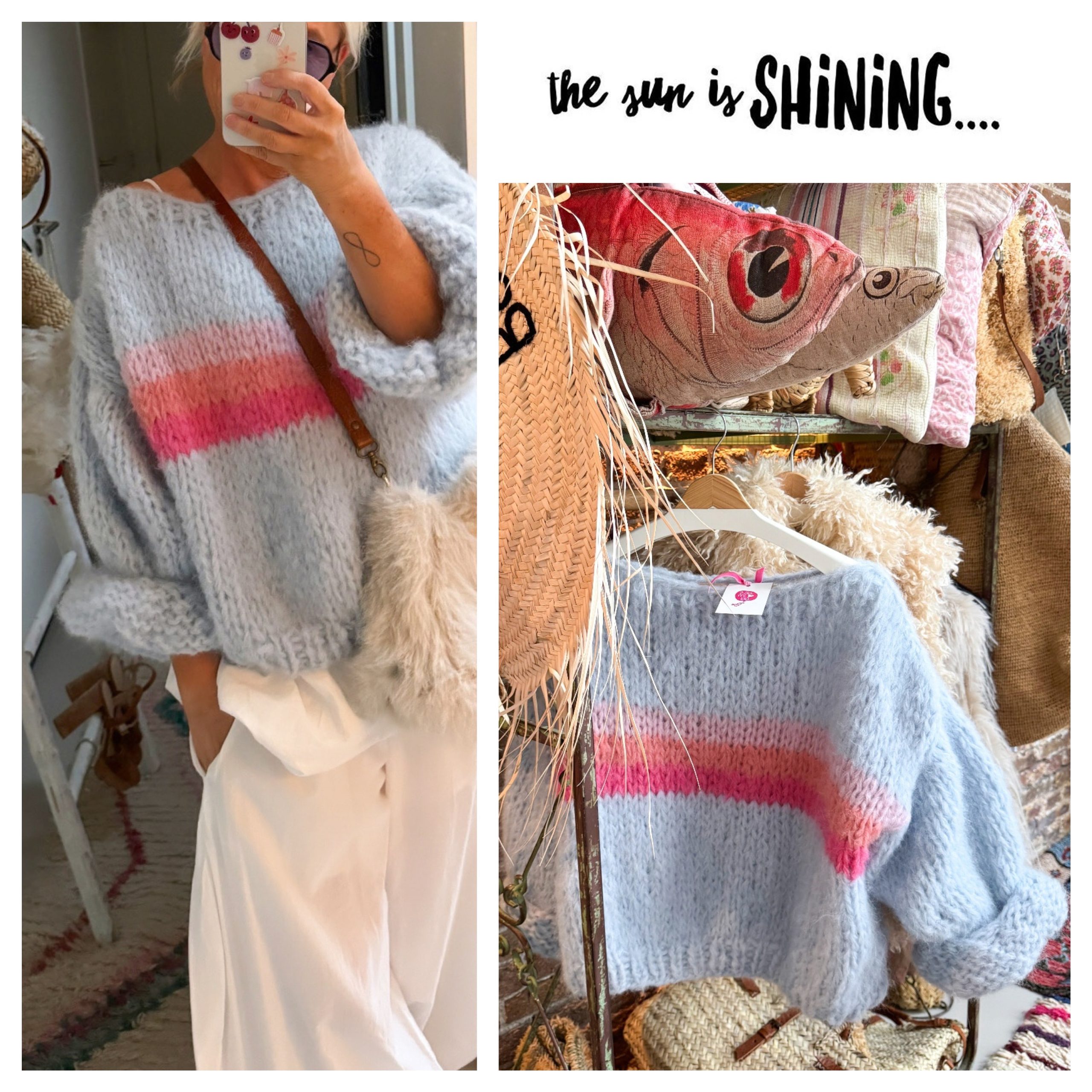 New: ZolaSweater IceBlue