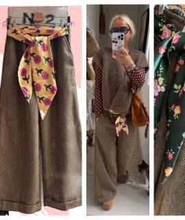 ZolaTweedTrousers Brown