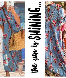 NEW: Zola “Cherry” kaftan/dress🍒