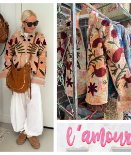 New: Vintage Kantha/Suzani jasje