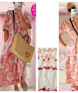 NEW: ZolaPalmWhite kaftan/Dress
