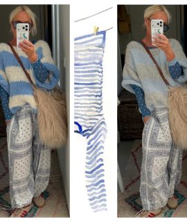 NEW: ZolaBlue StripeSweater🩵🩵