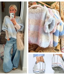 NEW: ZolaBlue/Grey StripeSweater🩵🩵