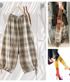 NEW: BigBaggy BalloonTrousers Ruit