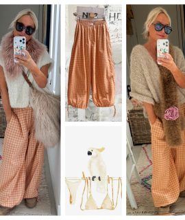 NEW: The Annie fully lined BigBaggyBalloon Orange/Pink